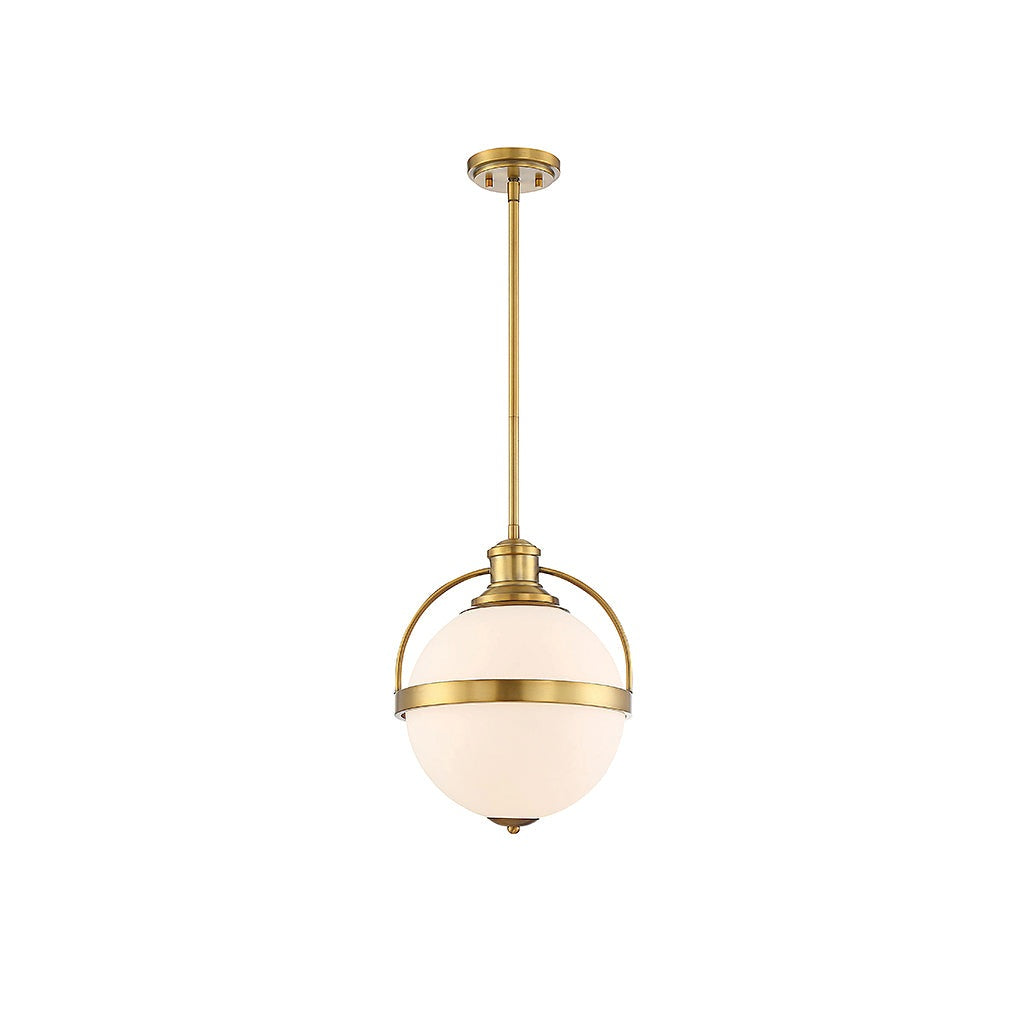 Savoy House - 7-3102-1-322 - One Light Pendant - Westbourne - Warm Brass