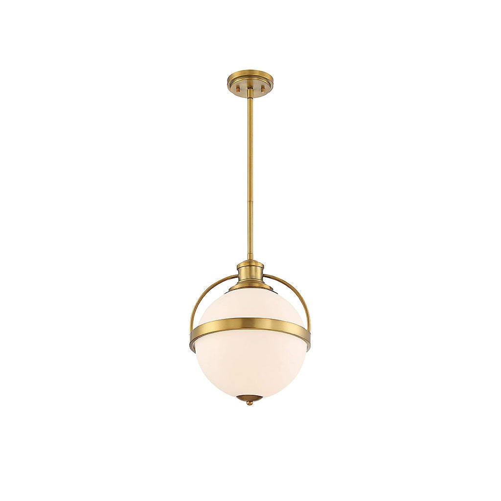 Savoy House - 7-3102-1-322 - One Light Pendant - Westbourne - Warm Brass