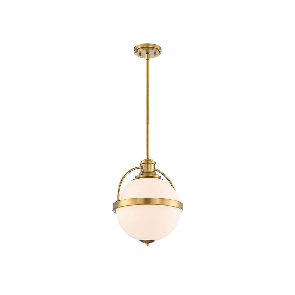 Savoy House - 7-3102-1-322 - One Light Pendant - Westbourne - Warm Brass