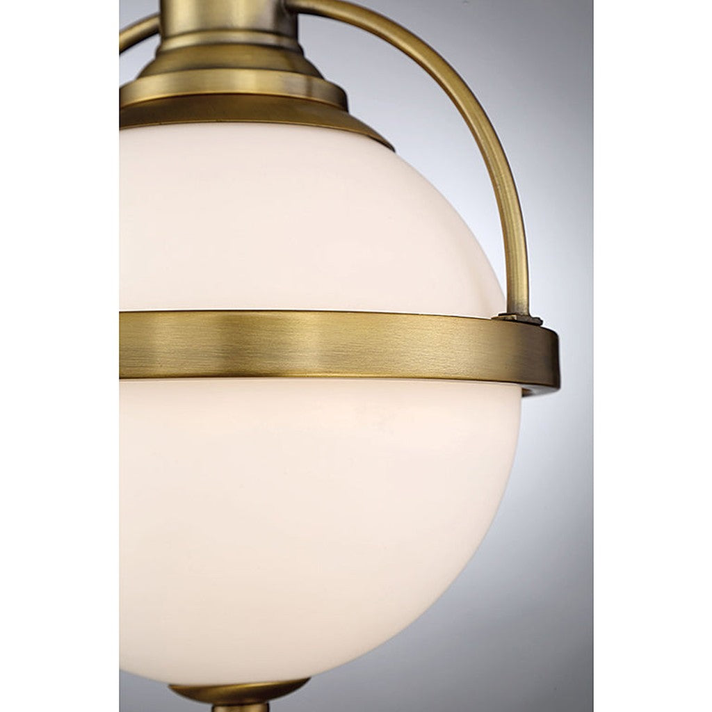 Savoy House - 7-3102-1-322 - One Light Pendant - Westbourne - Warm Brass