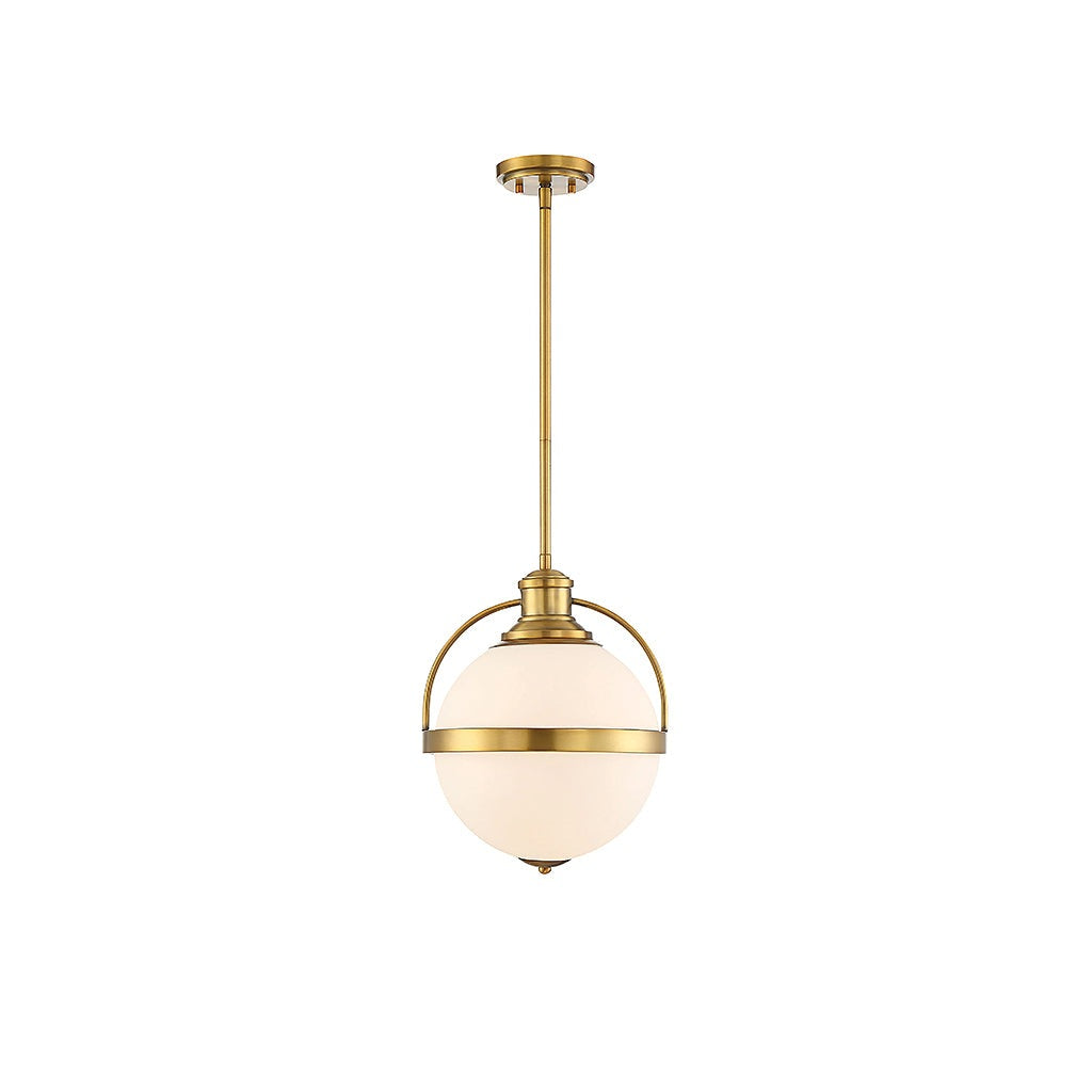 Savoy House - 7-3102-1-322 - One Light Pendant - Westbourne - Warm Brass