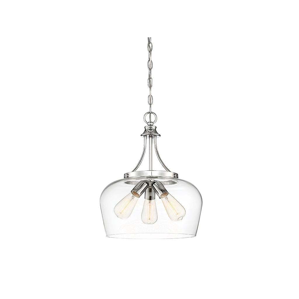 Savoy House - 7-4034-3-11 - Three Light Pendant - Octave - Polished Chrome