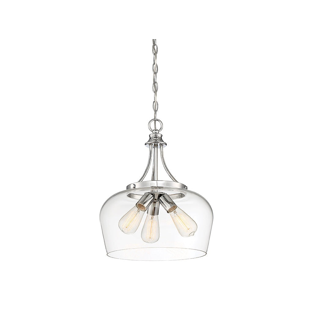 Savoy House - 7-4034-3-11 - Three Light Pendant - Octave - Polished Chrome