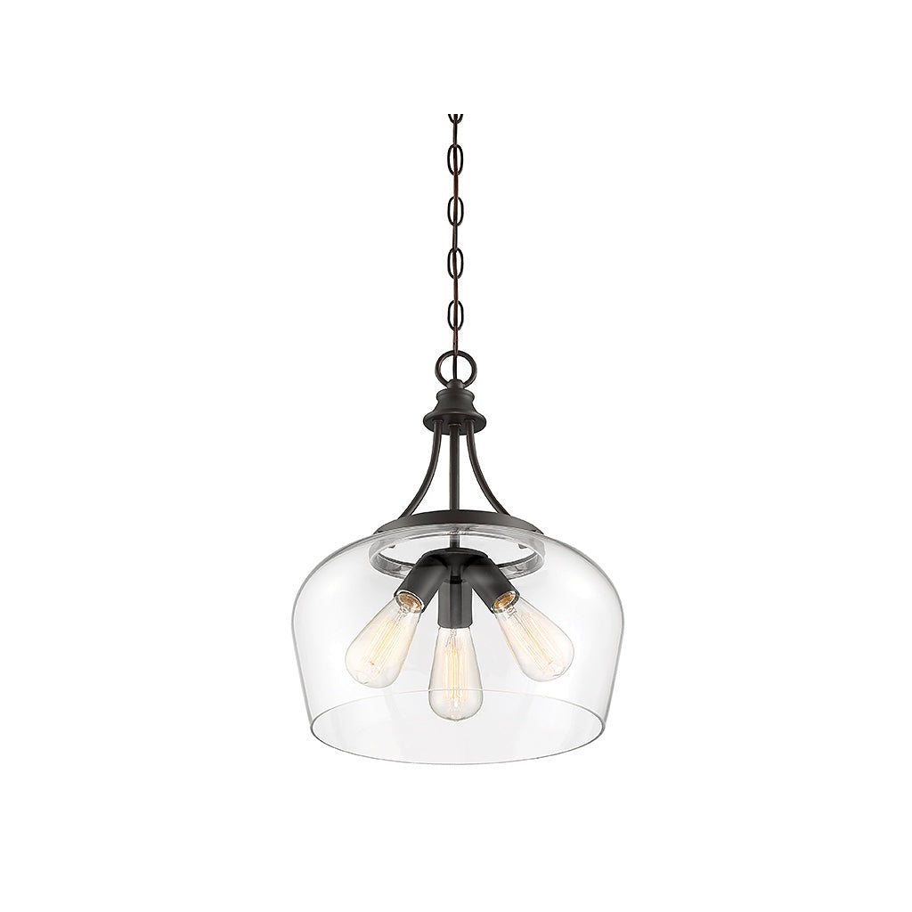 Savoy House - 7-4034-3-13 - Three Light Pendant - Octave - English Bronze