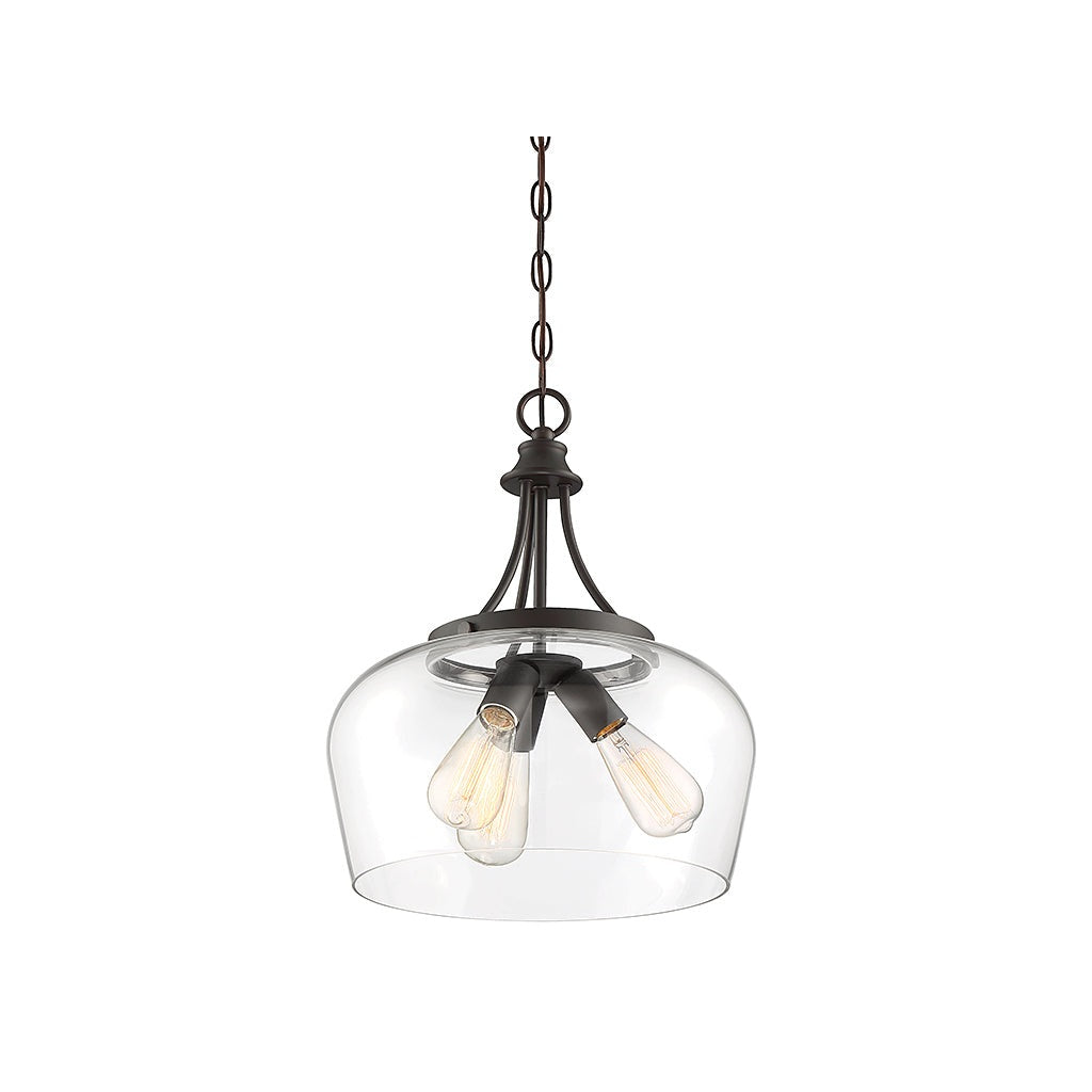 Savoy House - 7-4034-3-13 - Three Light Pendant - Octave - English Bronze