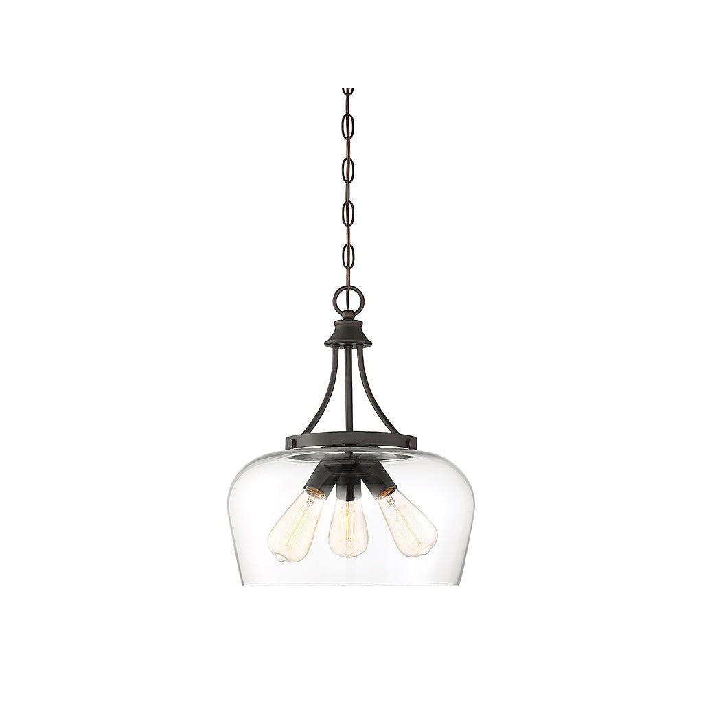 Savoy House - 7-4034-3-13 - Three Light Pendant - Octave - English Bronze