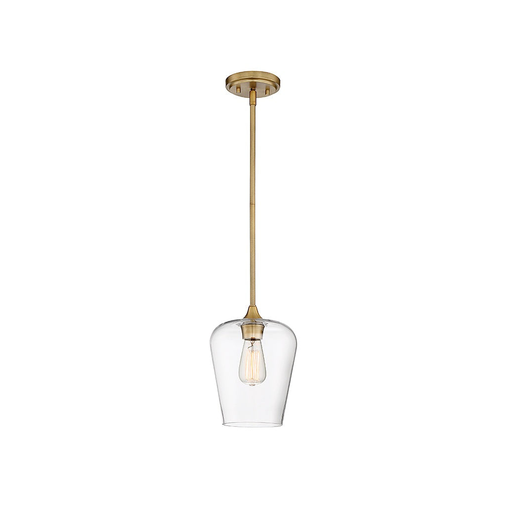 Savoy House - 7-4036-1-322 - One Light Pendant - Octave - Warm Brass