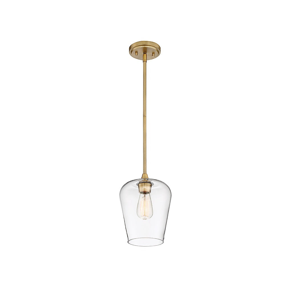 Savoy House - 7-4036-1-322 - One Light Pendant - Octave - Warm Brass