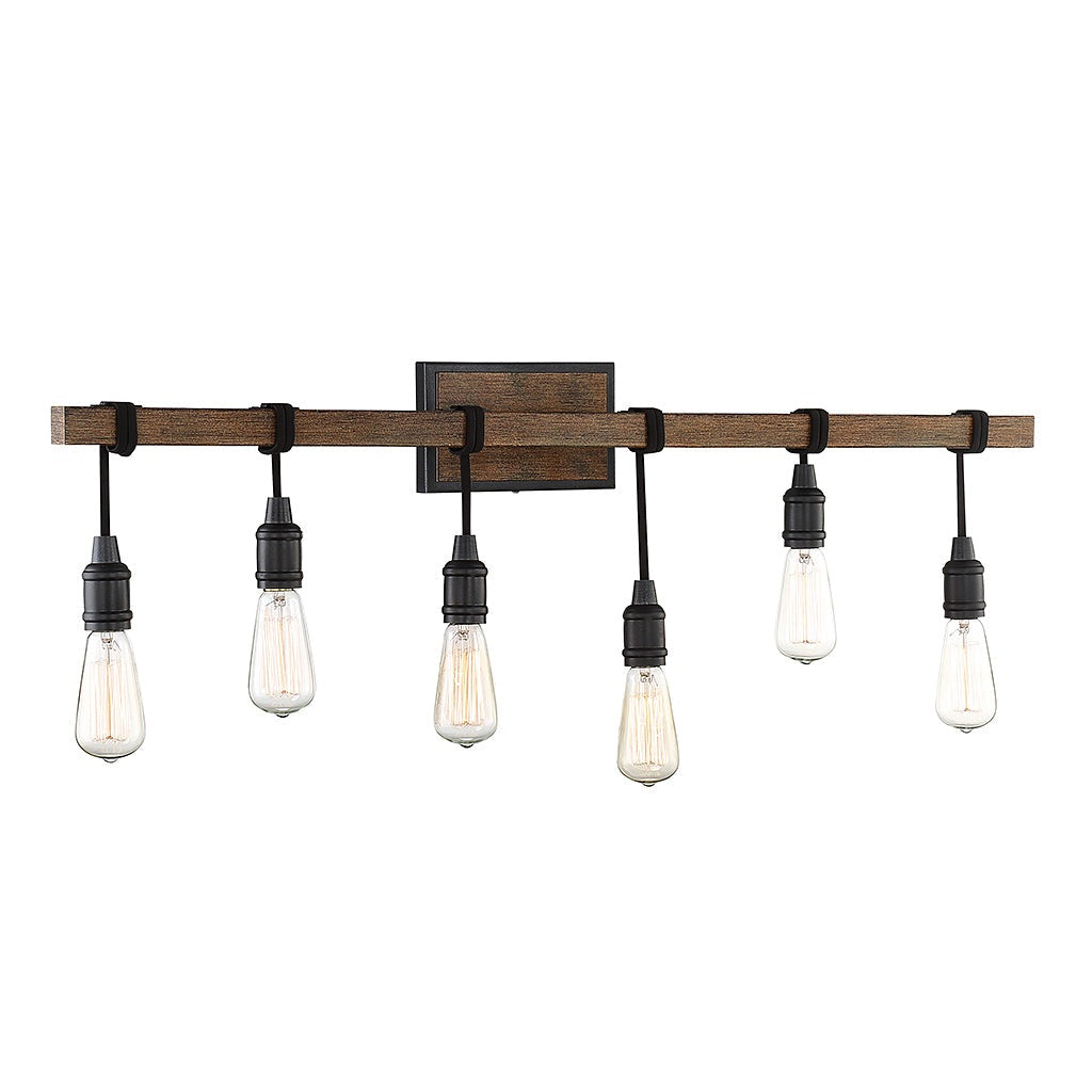 Savoy House - 8-993-6-41 - Six Light Bath Bar - Burgess - Durango