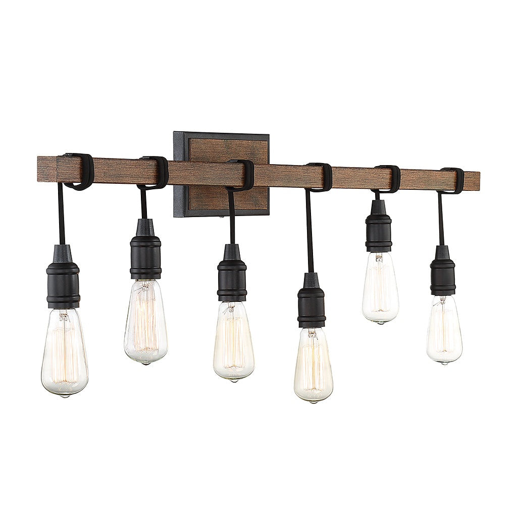 Savoy House - 8-993-6-41 - Six Light Bath Bar - Burgess - Durango
