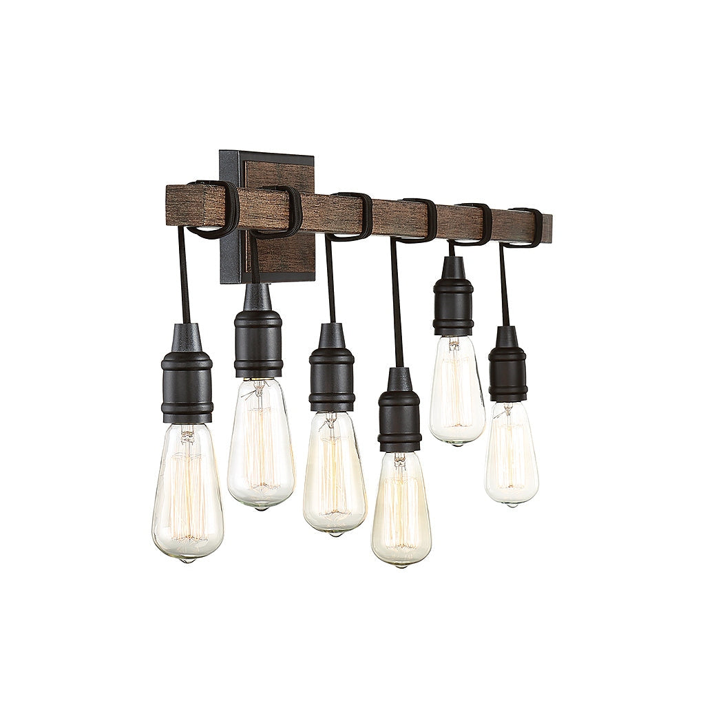 Savoy House - 8-993-6-41 - Six Light Bath Bar - Burgess - Durango