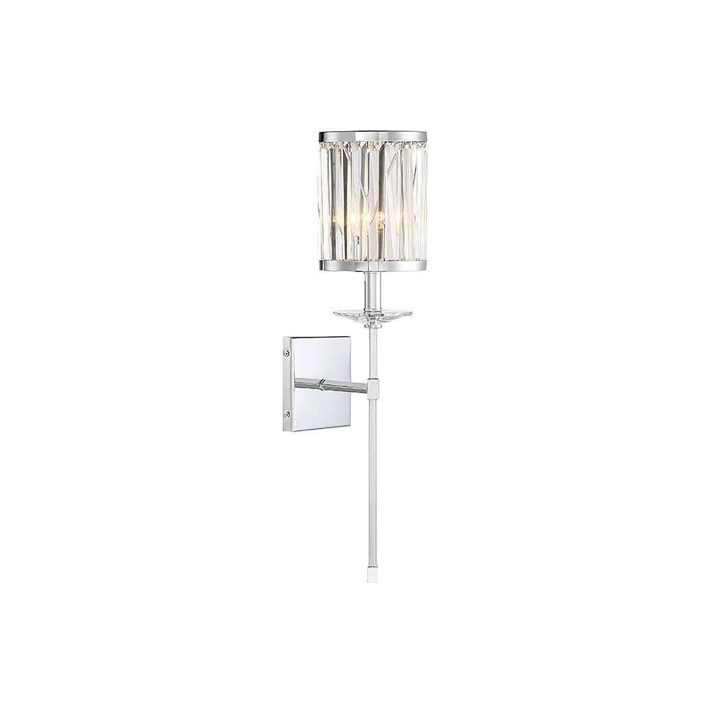 Savoy House - 9-400-1-11 - One Light Wall Sconce - Ashbourne - Polished Chrome
