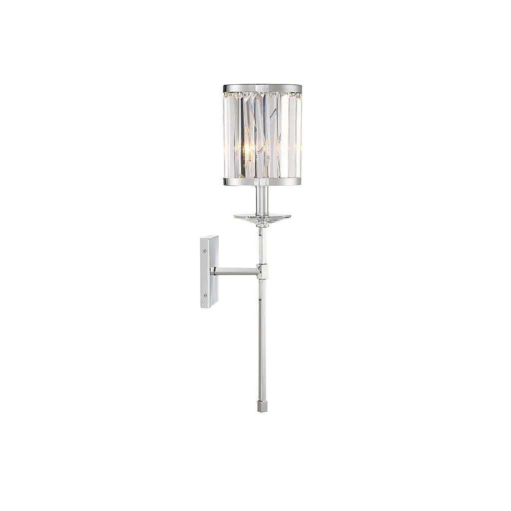Savoy House - 9-400-1-11 - One Light Wall Sconce - Ashbourne - Polished Chrome