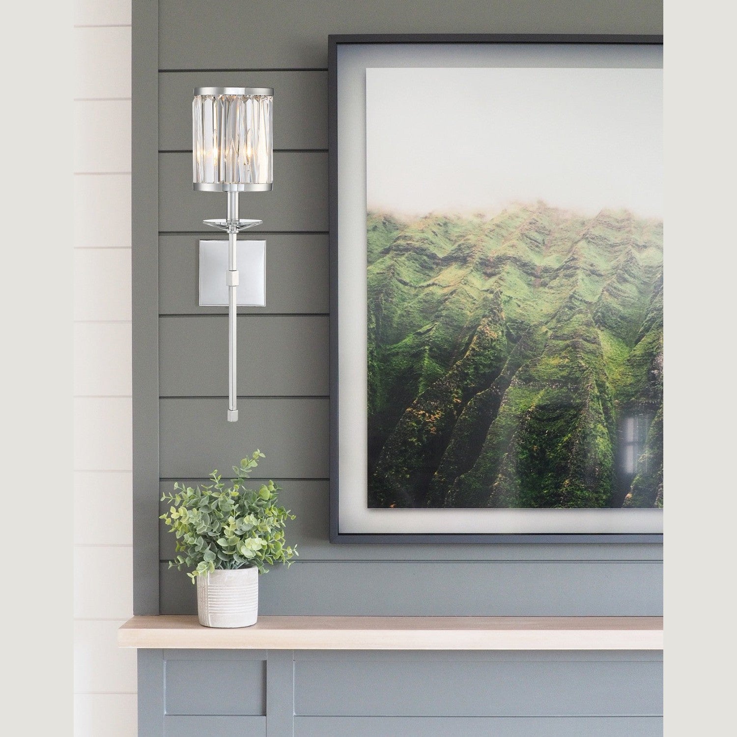 Savoy House - 9-400-1-11 - One Light Wall Sconce - Ashbourne - Polished Chrome