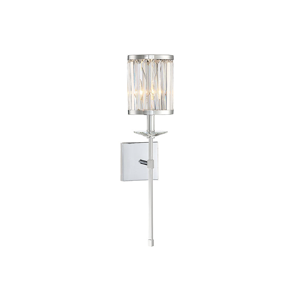 Savoy House - 9-400-1-11 - One Light Wall Sconce - Ashbourne - Polished Chrome