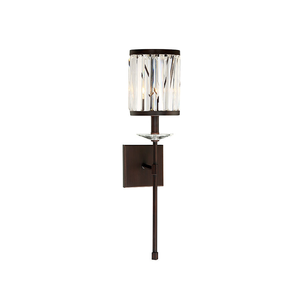 Savoy House - 9-400-1-121 - One Light Wall Sconce - Ashbourne - Mohican Bronze