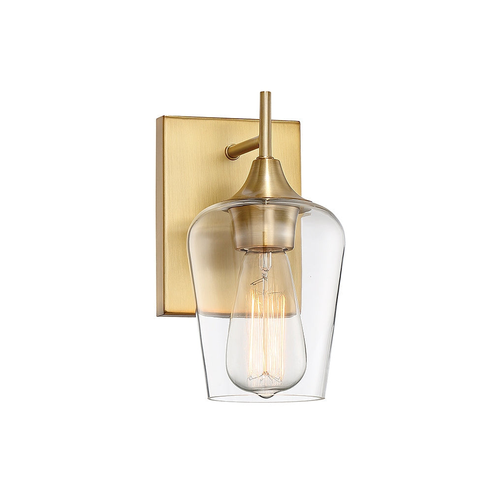 Savoy House - 9-4030-1-322 - One Light Wall Sconce - Octave - Warm Brass