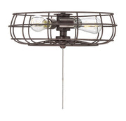 Meridian - M2028ORB - Three Light Fan Light Kit - Ratcliffe - Oil Rubbed Bronze