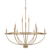 Capital Lighting - 428501AD - 12 Light Chandelier - Greyson - Aged Brass