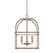 Capital Lighting - 527542AD - Four Light Foyer - Aubrey - Aged Brass