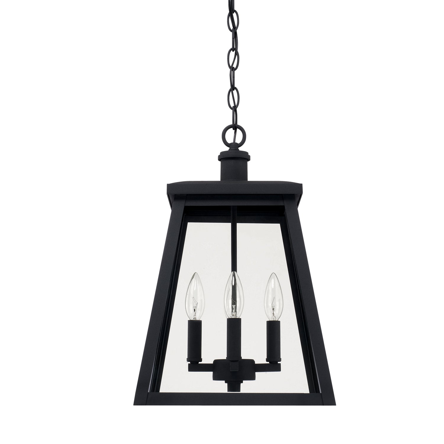 Capital Lighting - 926842BK - Four Light Outdoor Hanging Lantern - Belmore - Black
