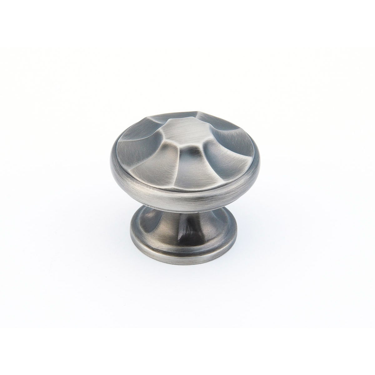 2 Pack5 - Empire 1-3/8 Classical Faceted Round Cabinet Knob