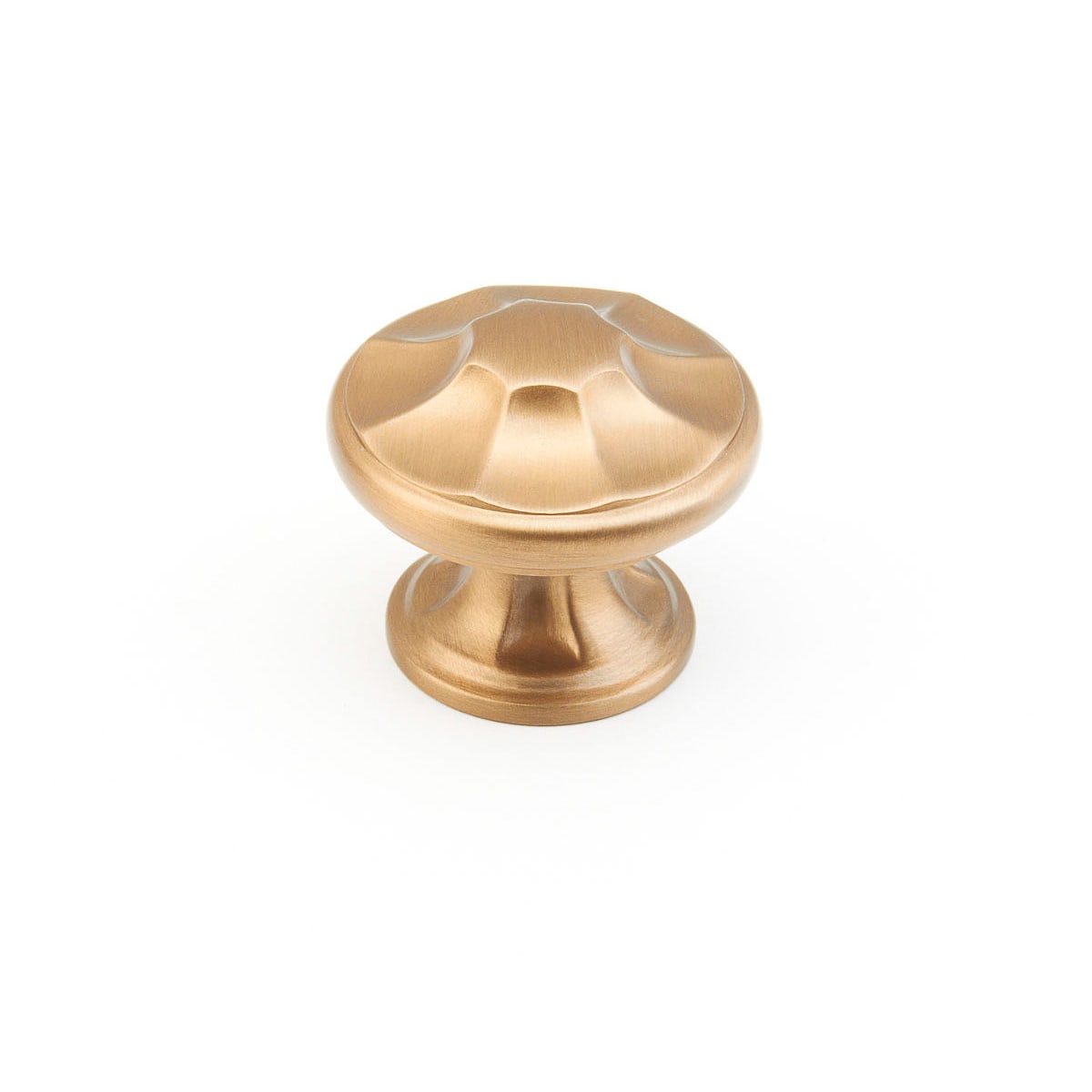 2 Pack5 - Empire 1-3/8 Classical Faceted Round Cabinet Knob