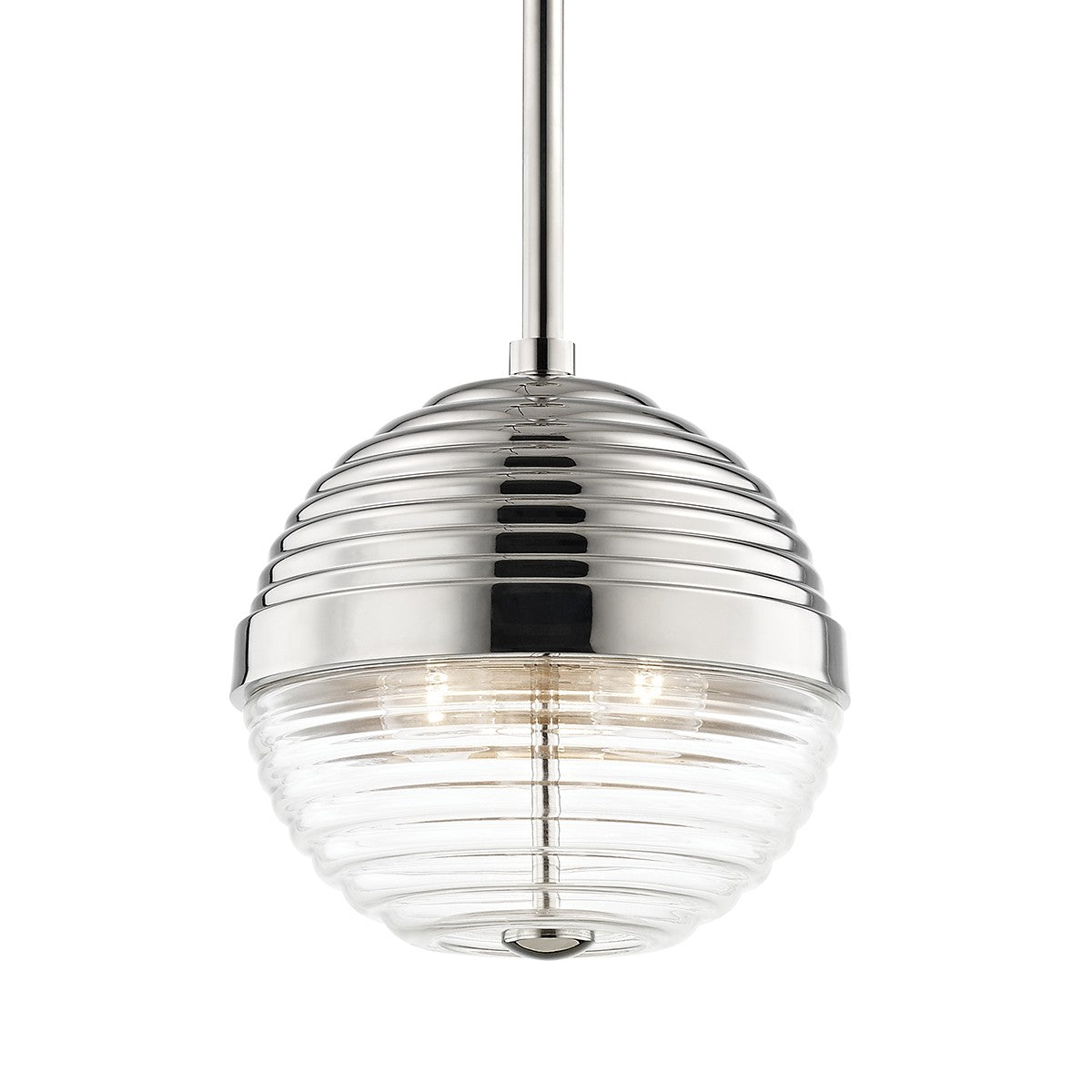Hudson Valley - 1210-PN - Three Light Pendant - Easton - Polished Nickel