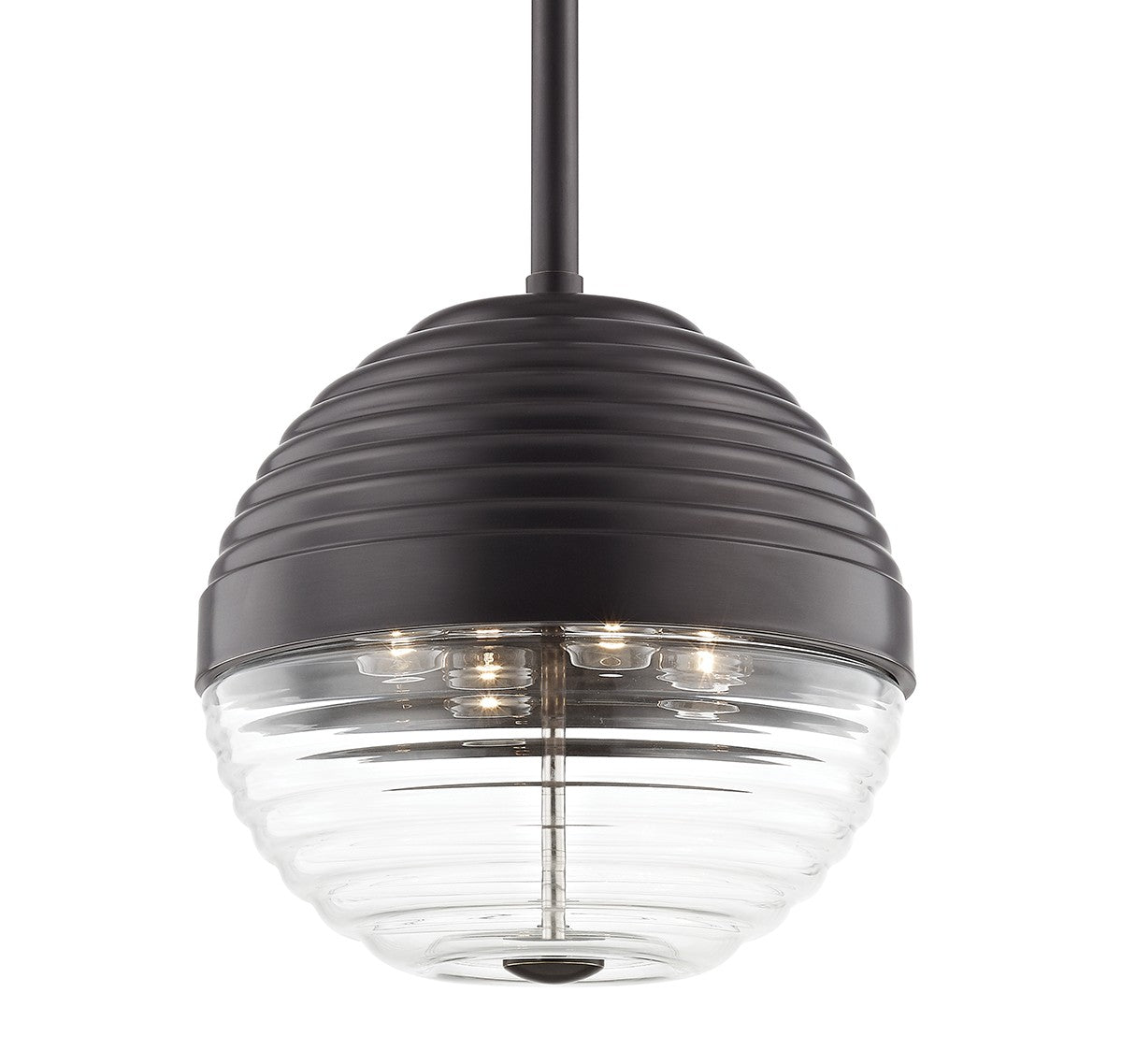 Hudson Valley - 1214-OB - Four Light Pendant - Easton - Old Bronze