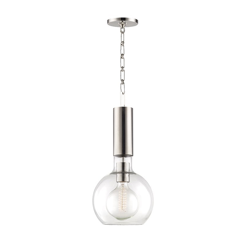 Hudson Valley - 1409-PN - One Light Pendant - Raleigh - Polished Nickel