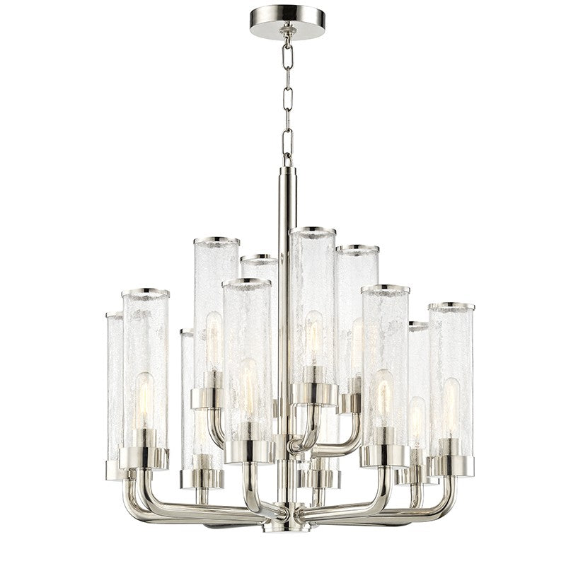 Hudson Valley - 1726-PN - 12 Light Chandelier - Soriano - Polished Nickel
