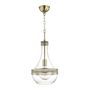 Hudson Valley - 1810-AGB - One Light Pendant - Hagen - Aged Brass