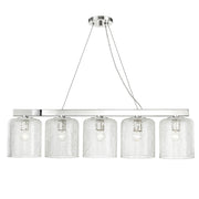 Hudson Valley - 3240-PN - Five Light Island Pendant - Charles - Polished Nickel