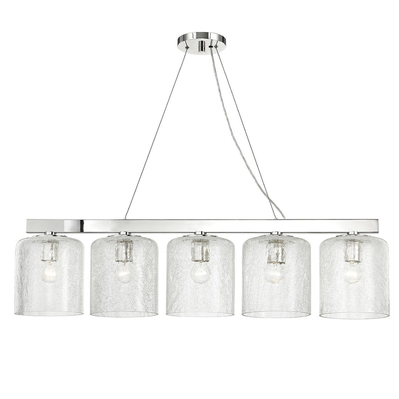 Hudson Valley - 3240-PN - Five Light Island Pendant - Charles - Polished Nickel