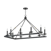 Hudson Valley - 3244-AOB - Ten Light Linear - Allendale - Aged Old Bronze