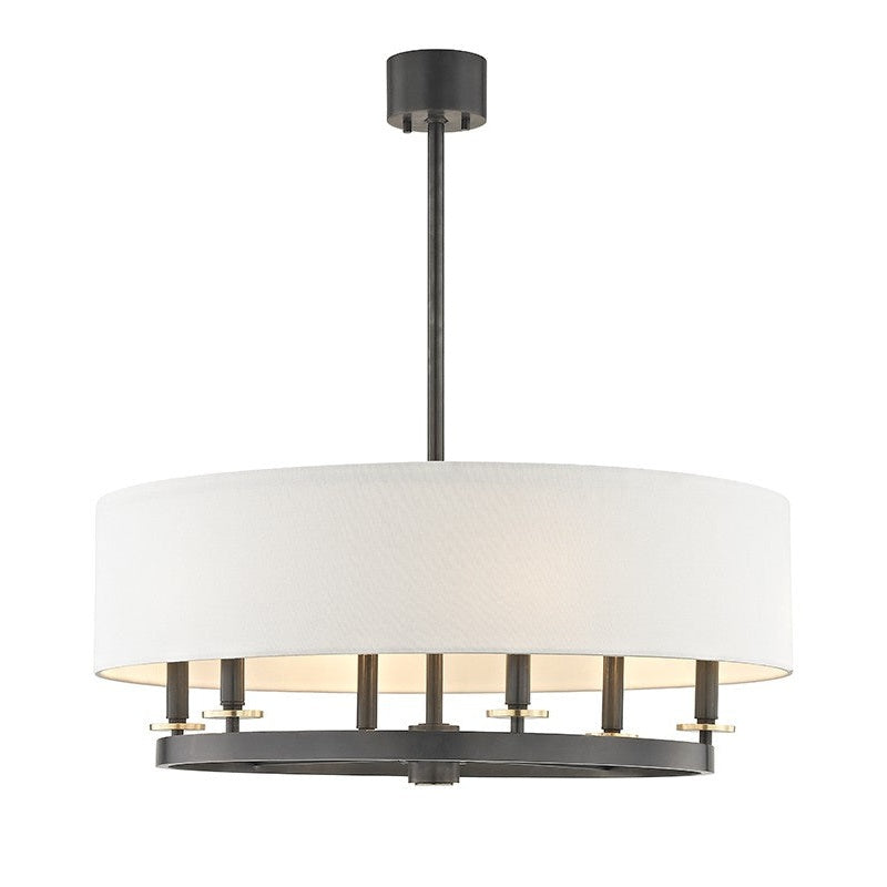 Hudson Valley - 6530-AOB - Six Light Chandelier - Durham - Aged Old Bronze