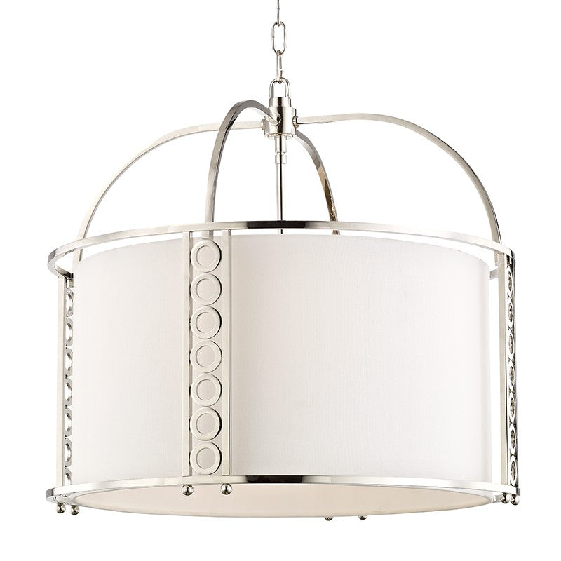 Hudson Valley - 6724-PN - Eight Light Chandelier - Infinity - Polished Nickel