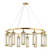 Hudson Valley - 9142-AGB - 12 Light Chandelier - Marley - Aged Brass