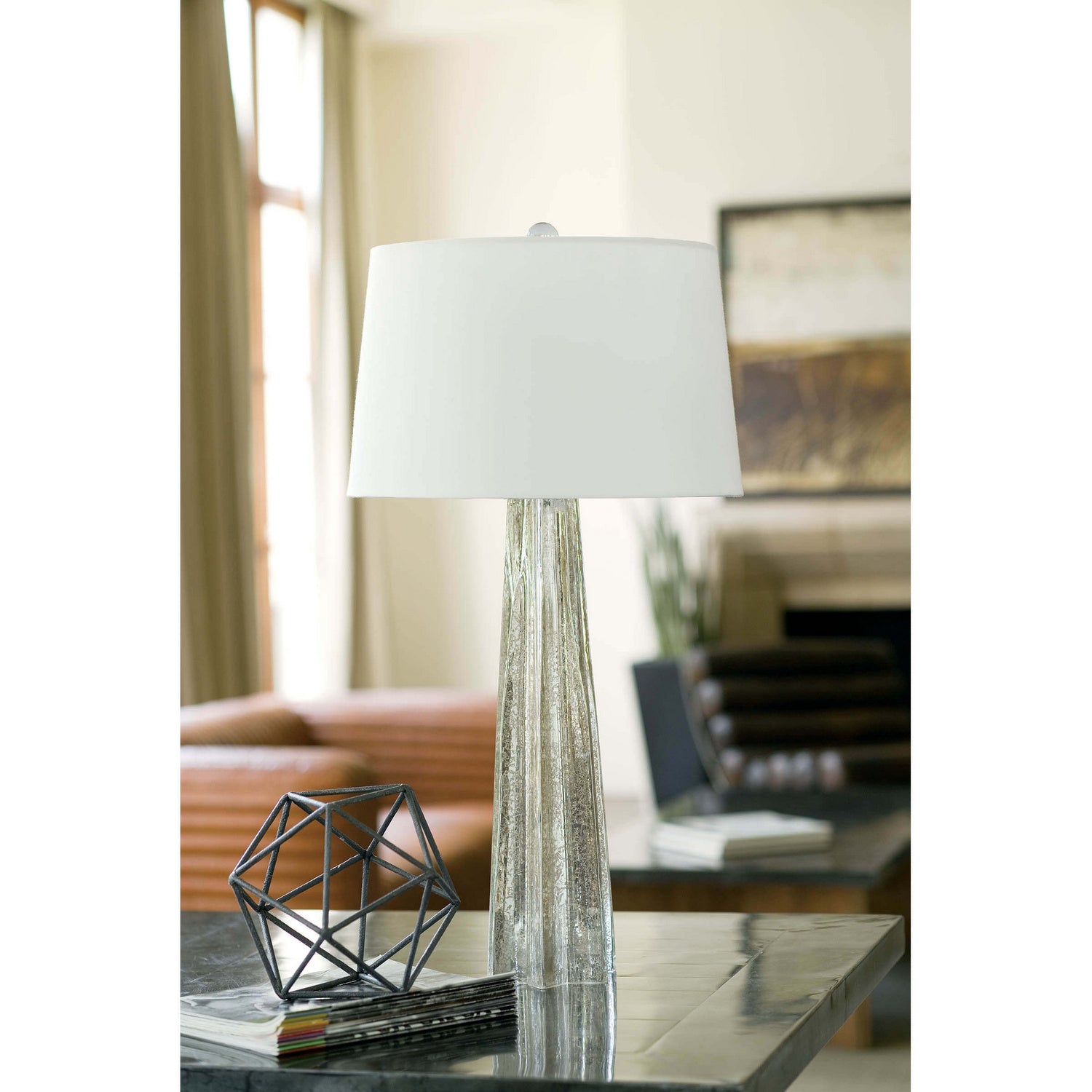 Regina Andrew - 13-1098AM - One Light Table Lamp - Glass - Antique Mercury