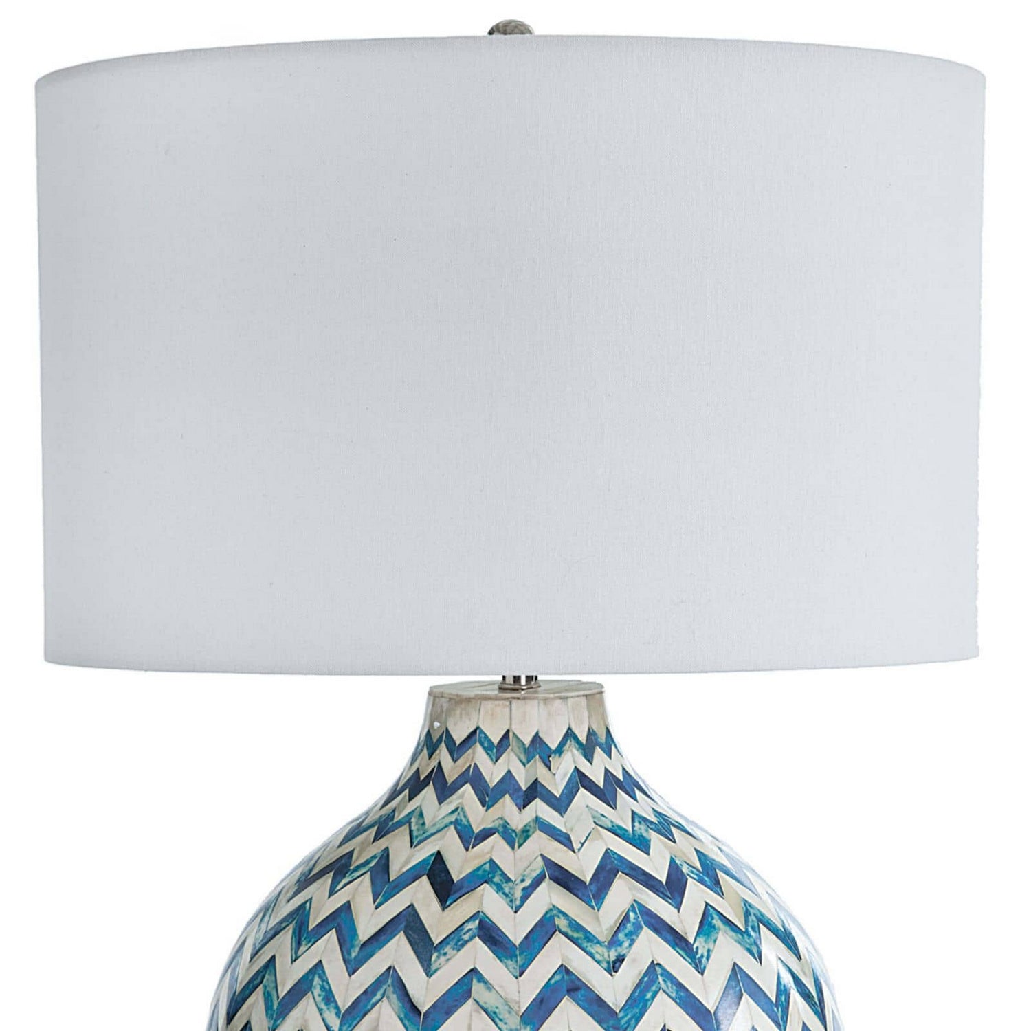 Regina Andrew - 13-1200 - One Light Table Lamp - Chevron - Indigo