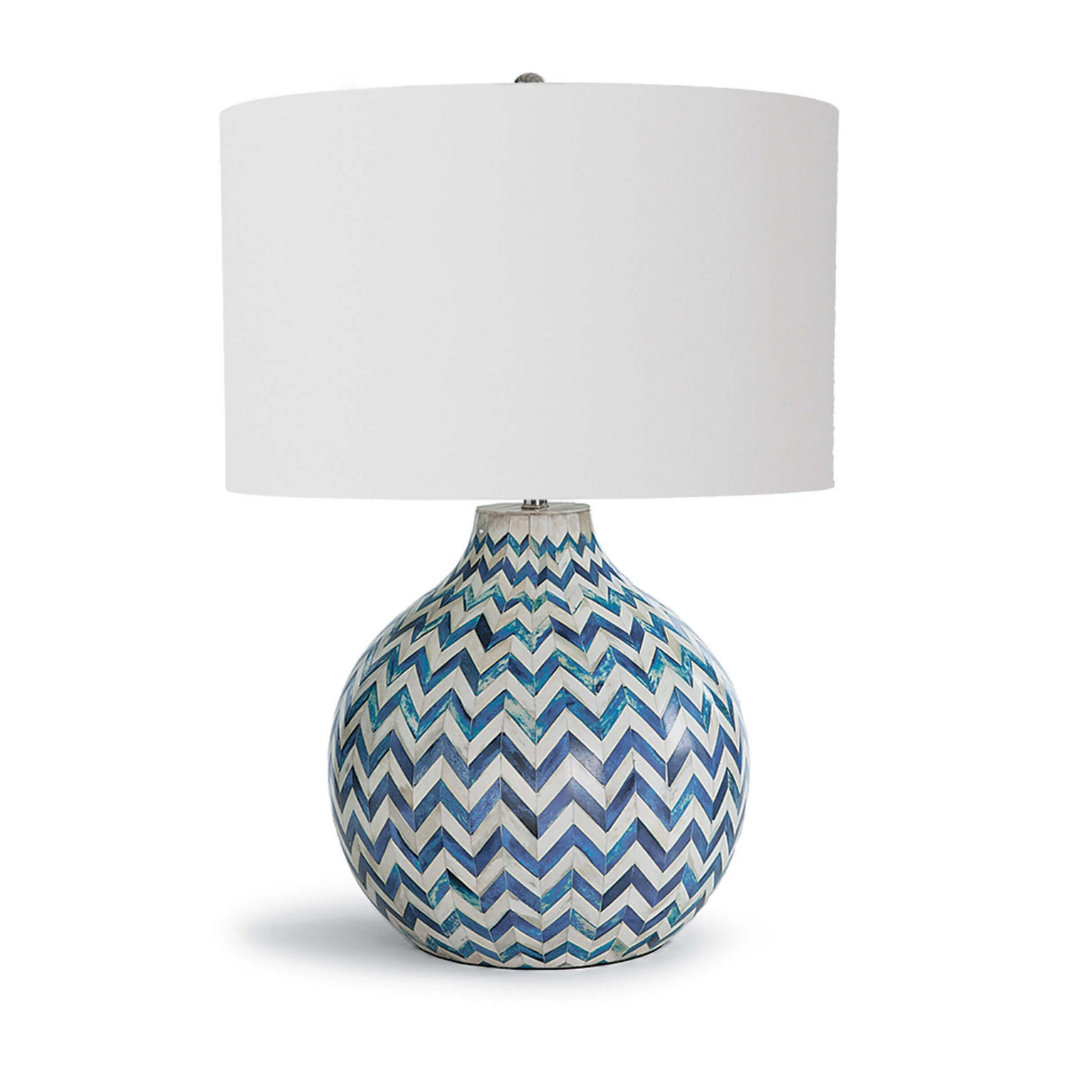 Regina Andrew - 13-1200 - One Light Table Lamp - Chevron - Indigo