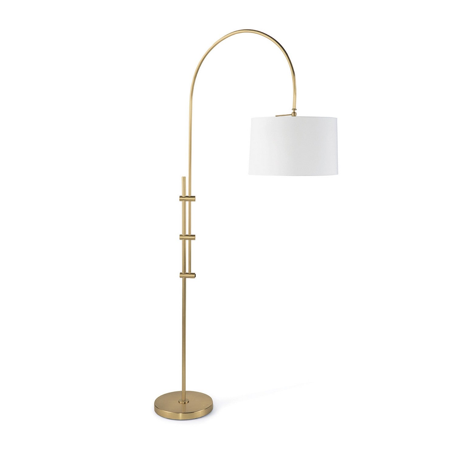 Regina Andrew - 14-1004NB - One Light Floor Lamp - Arc - Natural Brass