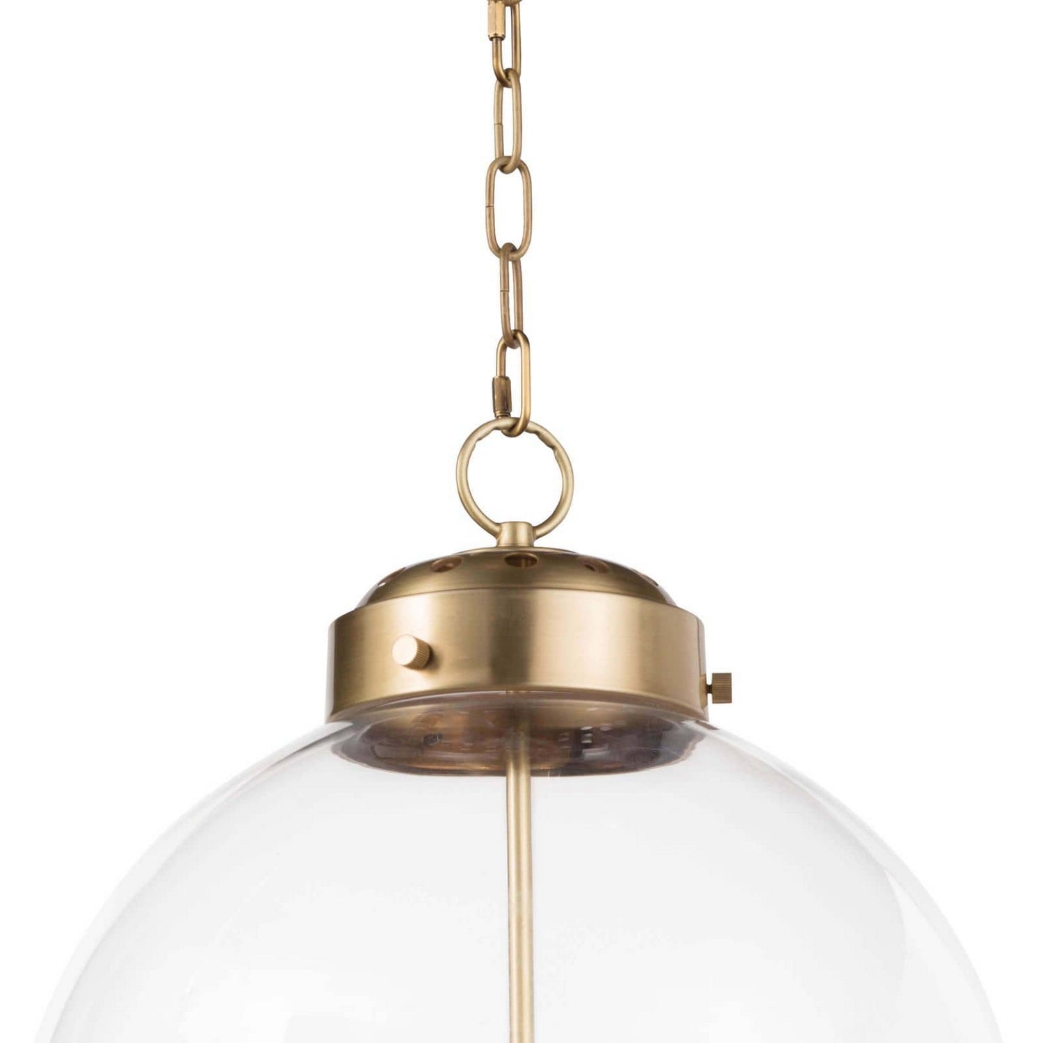 Regina Andrew - 16-1004NB - Three Light Pendant - Globe - Natural Brass