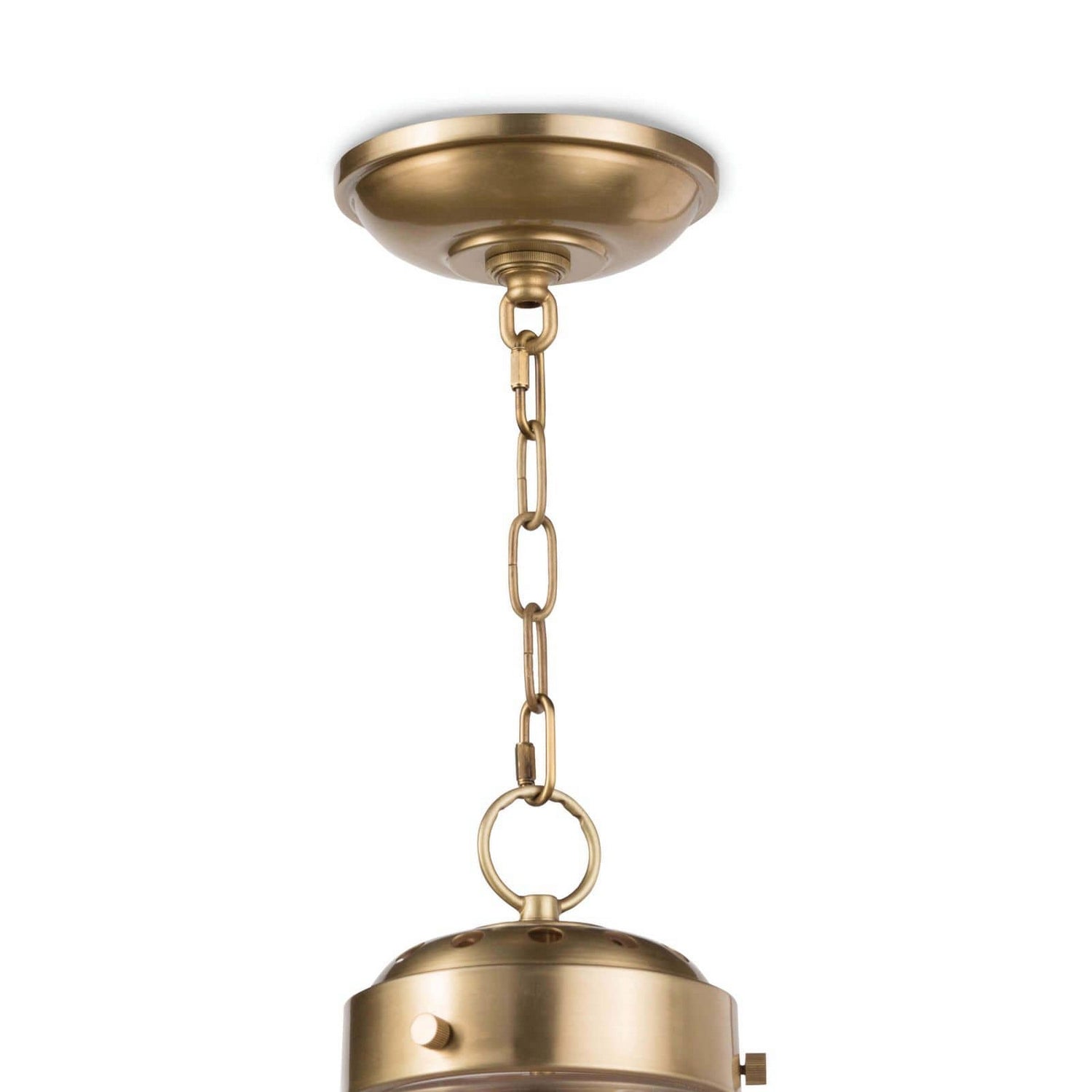 Regina Andrew - 16-1004NB - Three Light Pendant - Globe - Natural Brass