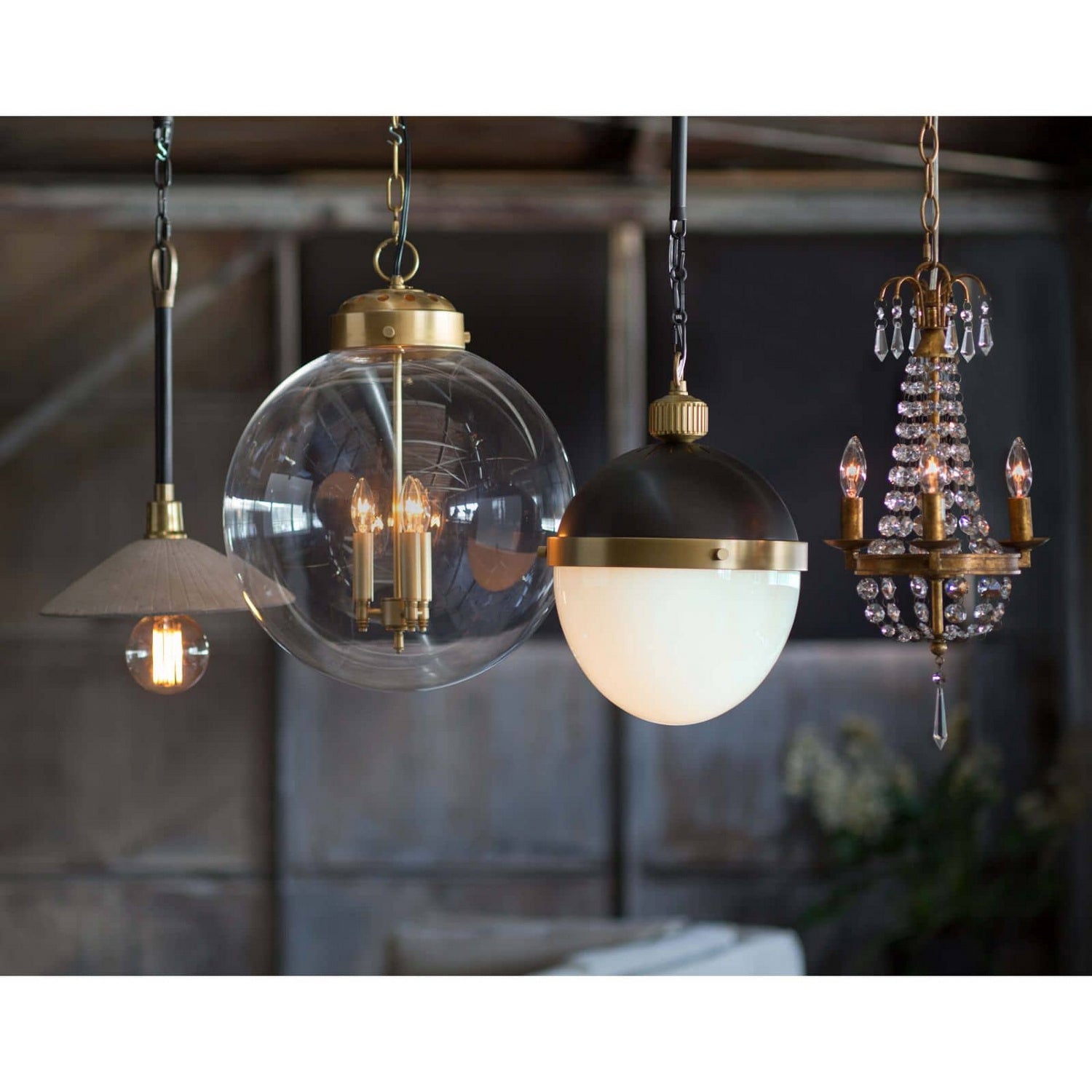 Regina Andrew - 16-1004NB - Three Light Pendant - Globe - Natural Brass