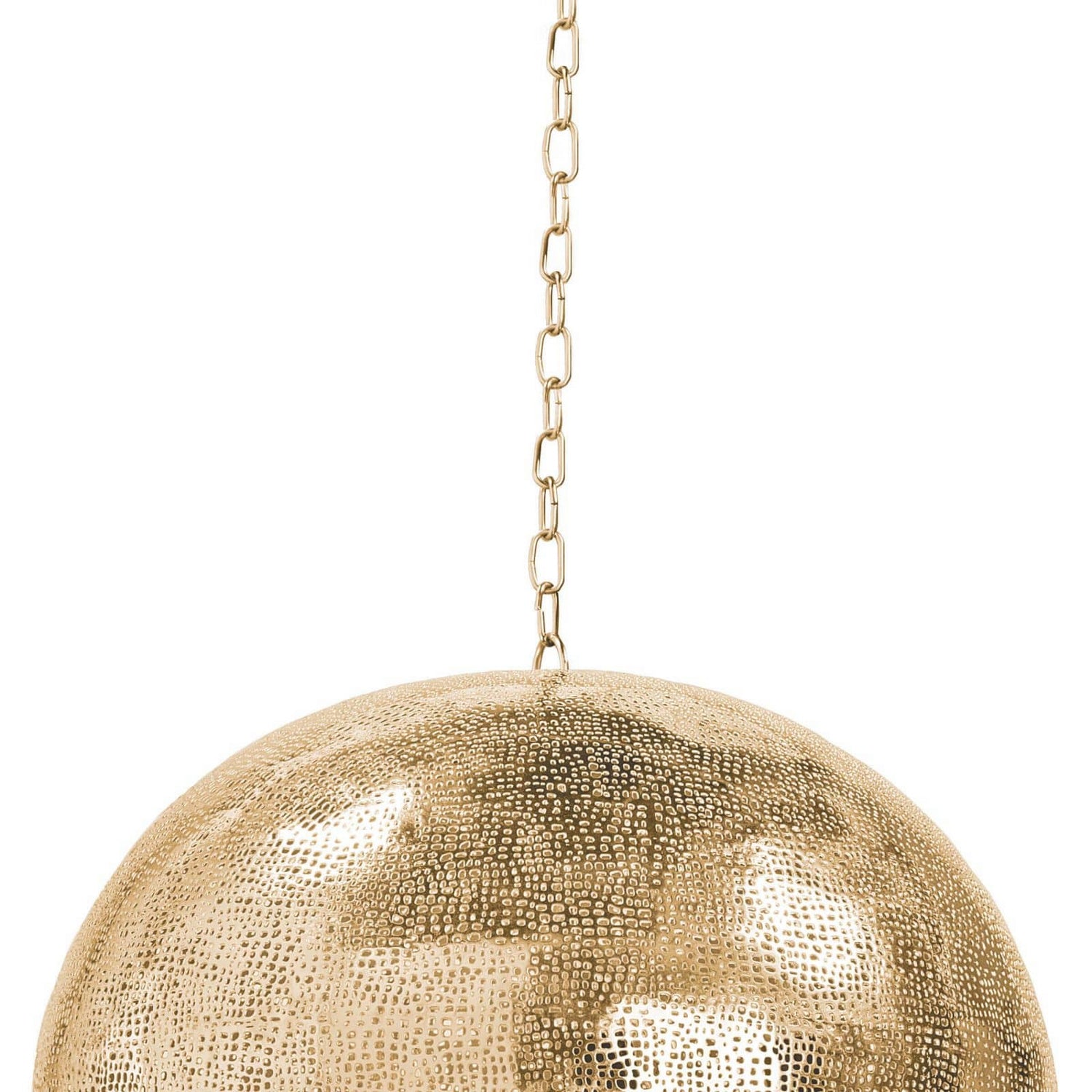 Regina Andrew - 16-1016NB - Five Light Pendant - Pierced - Natural Brass