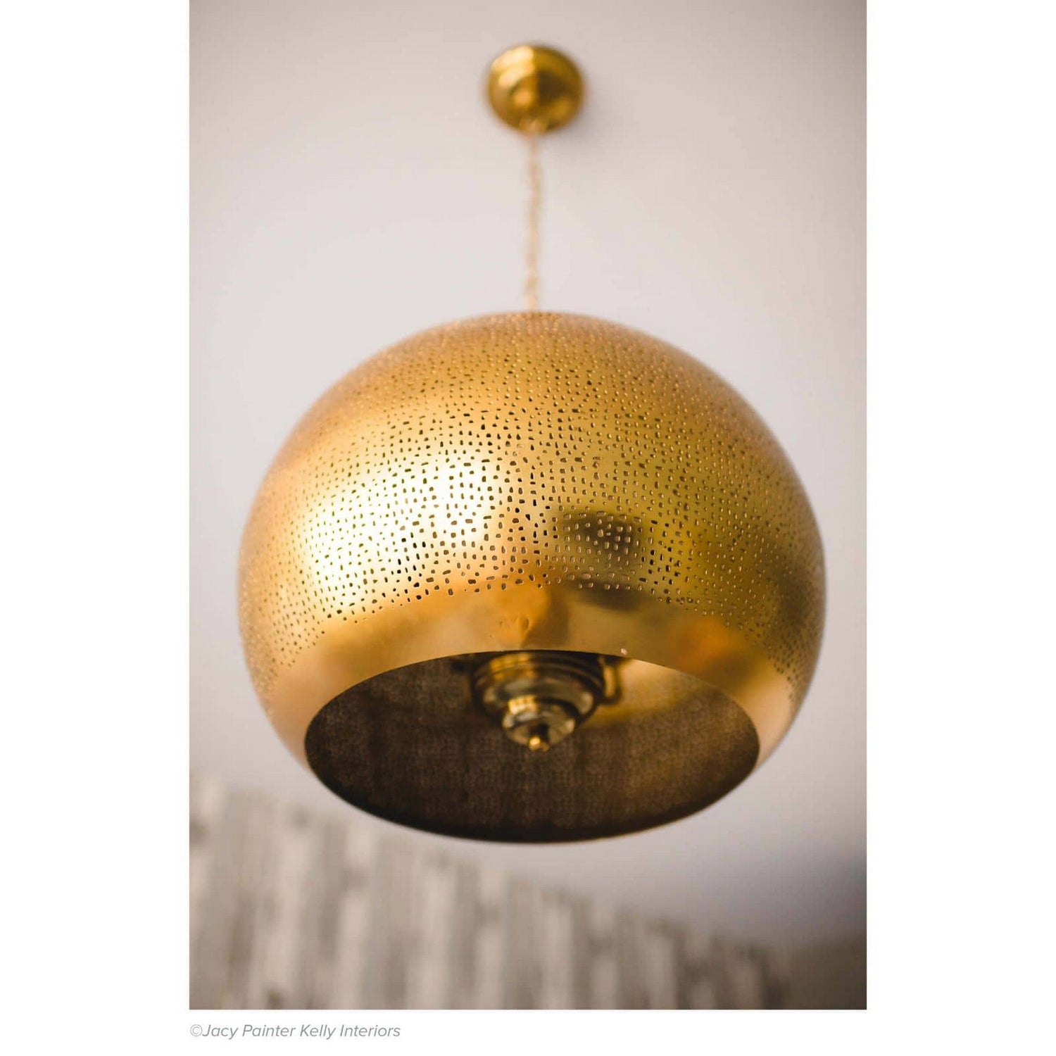Regina Andrew - 16-1016NB - Five Light Pendant - Pierced - Natural Brass