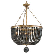 Regina Andrew - 16-1082 - Three Light Chandelier - Fabian - Black