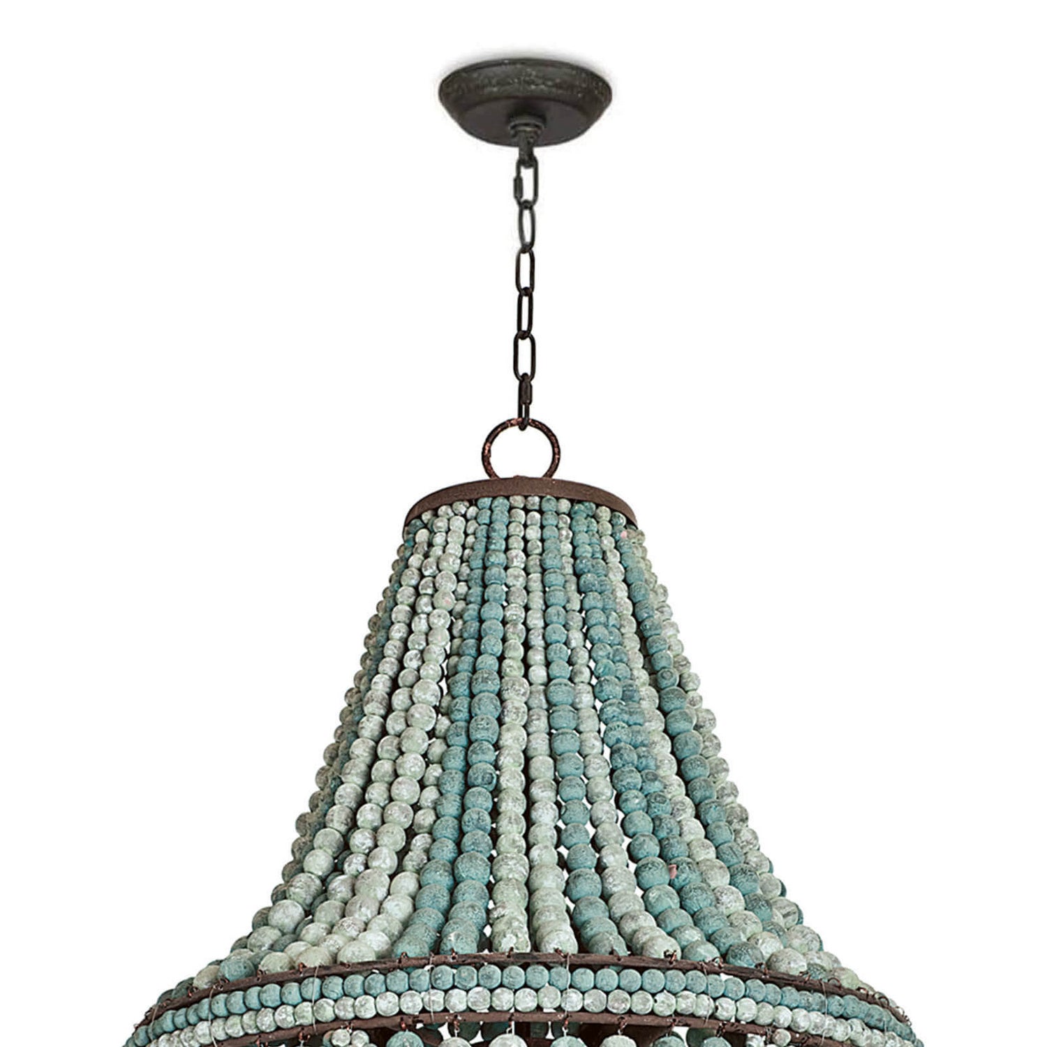 Regina Andrew - 16-1083BL - Six Light Chandelier - Malibu - Blue