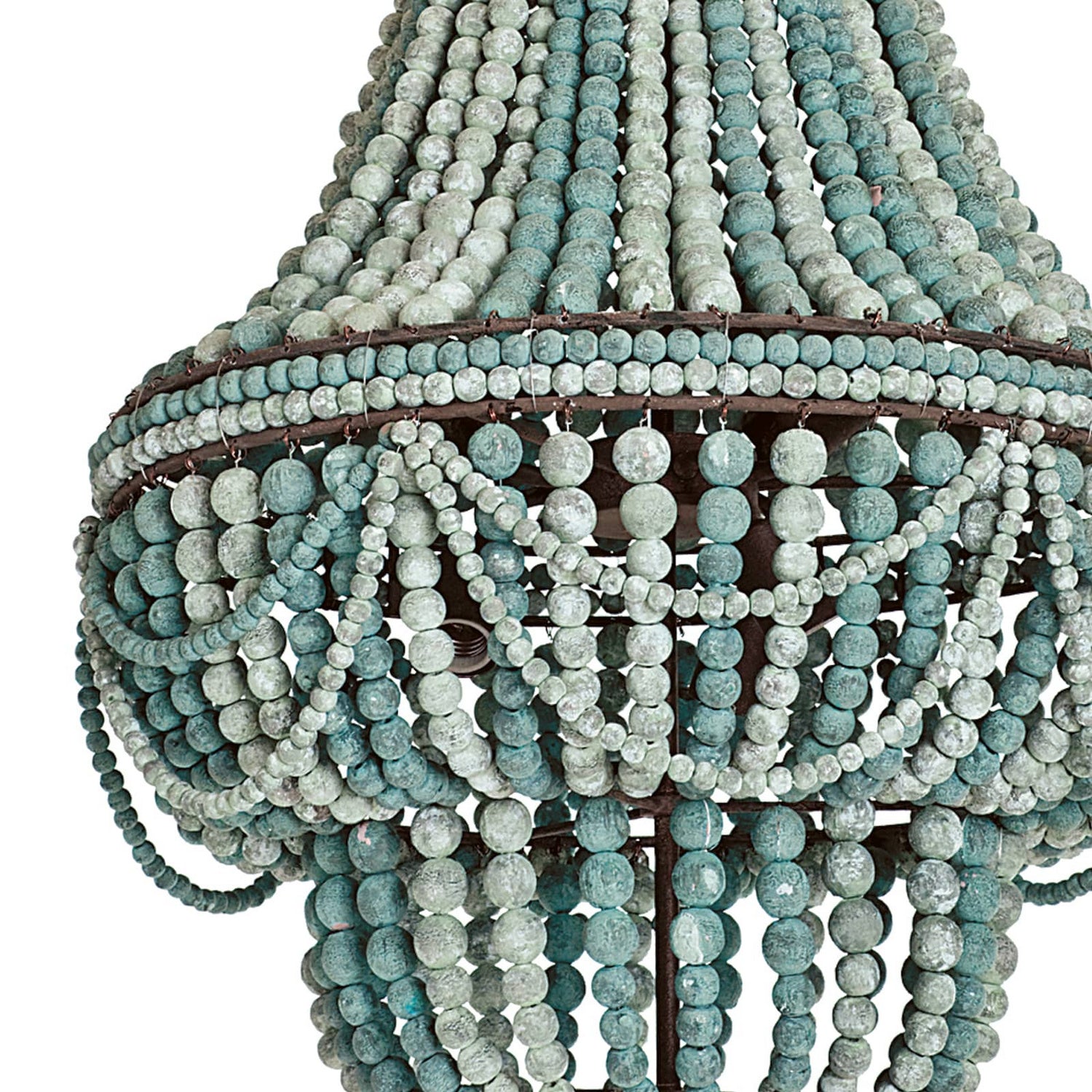 Regina Andrew - 16-1083BL - Six Light Chandelier - Malibu - Blue